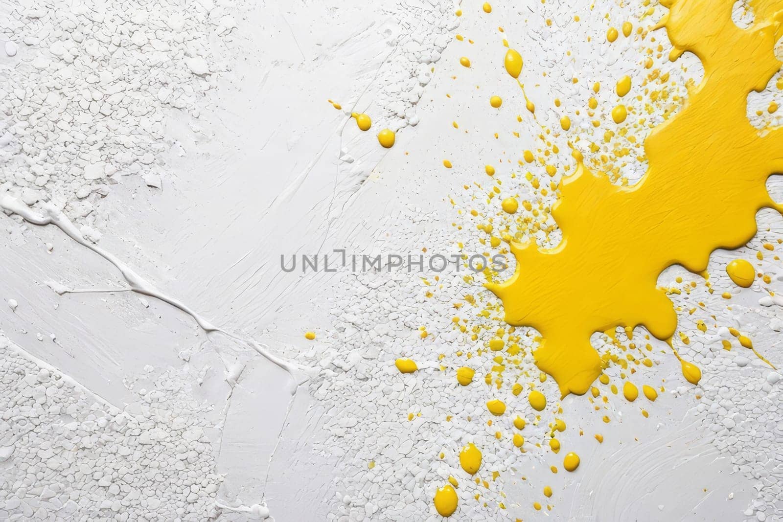 White and yellow textured wall background painted. by Annu1tochka