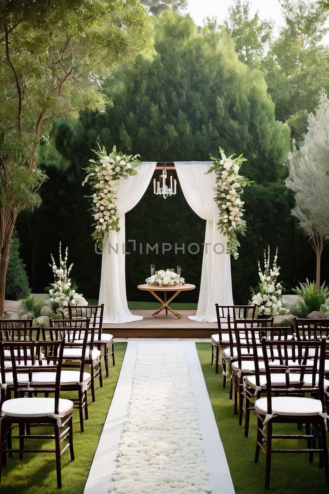 Romance and Simplicity: Wedding Celebration in an Elegant Backyard by Annu1tochka