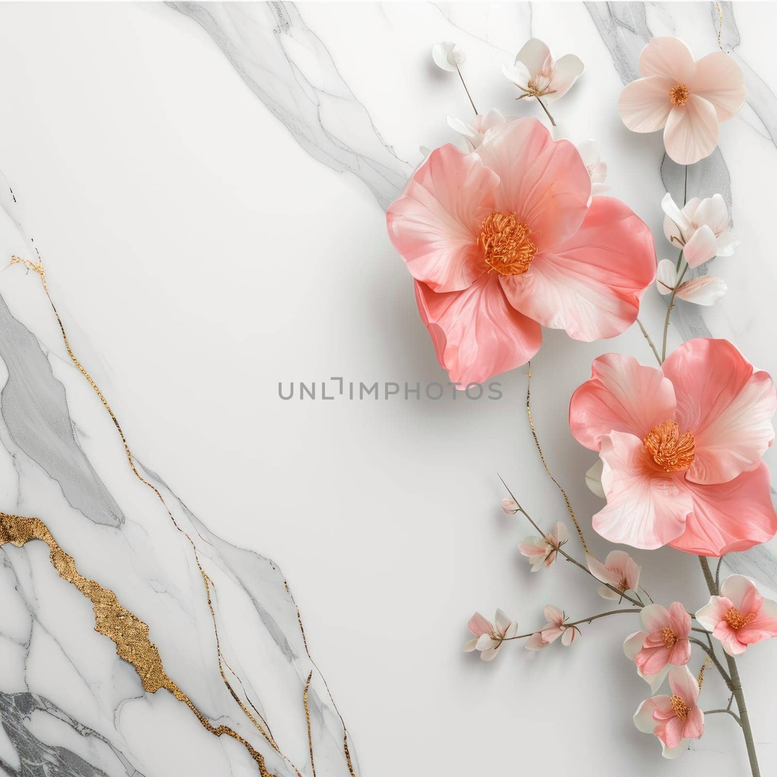 The group of the varies of the flower that has been put on the empty space of background or the blank wallpaper and a group of colourful flower form and arrange varies of the different shape. AIGX03.