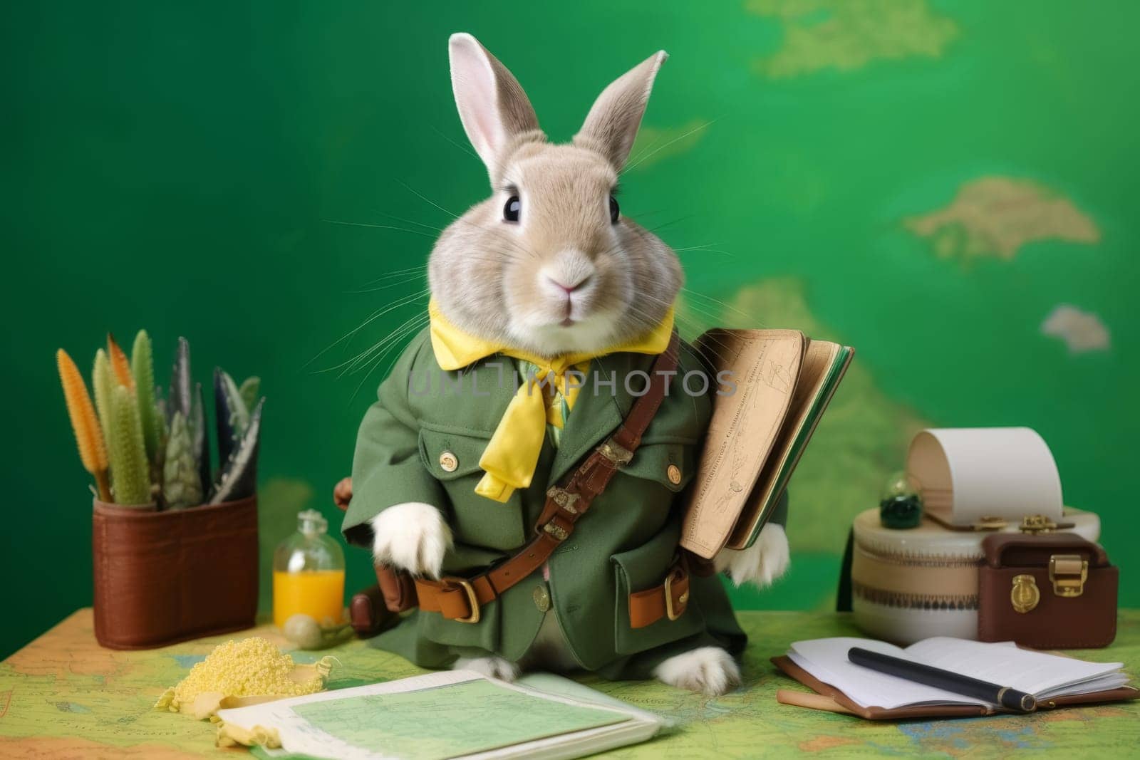 Dapper Explorer Rabbit by andreyz