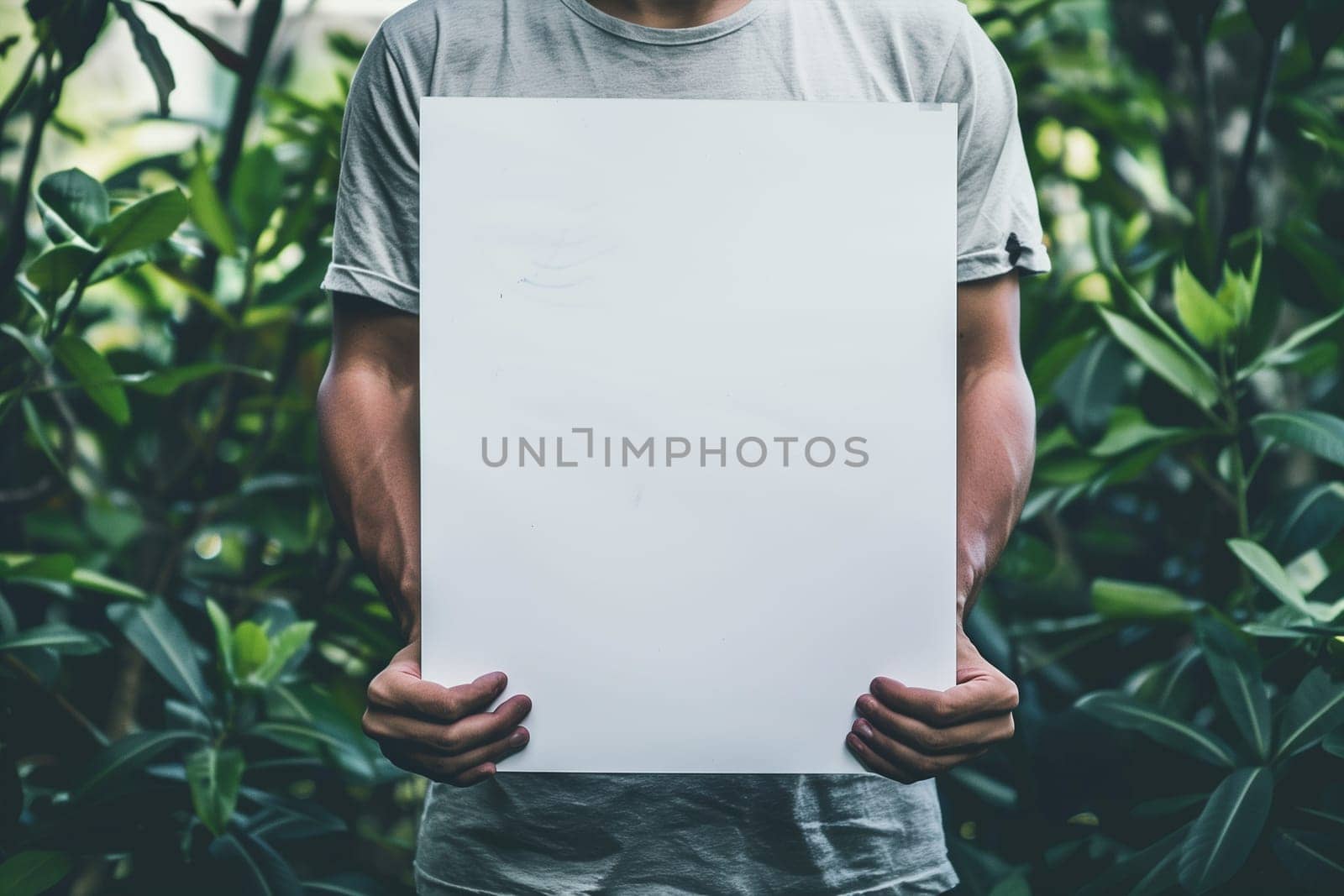 Man Holding White Sheet of Paper by Sd28DimoN_1976