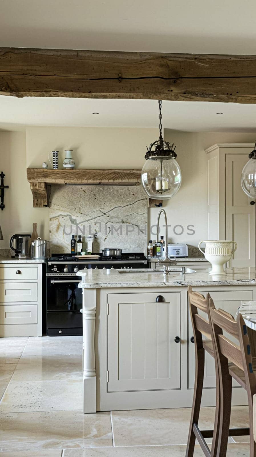 Bespoke kitchen design, country house and cottage interior design, English countryside style renovation and home decor by Anneleven