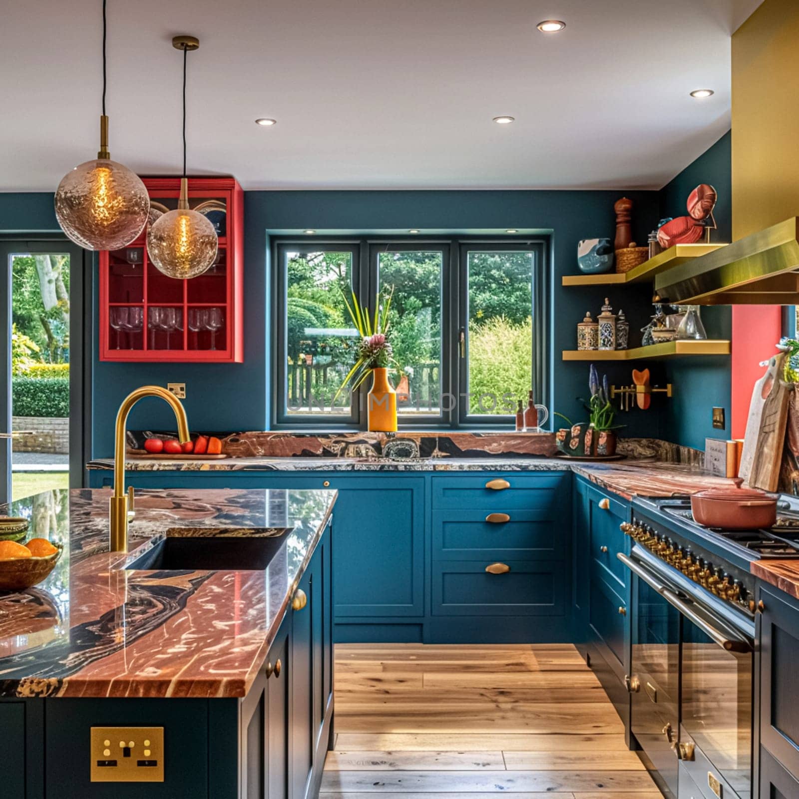 Bespoke kitchen design, country house and cottage interior design, English countryside style renovation and home decor idea