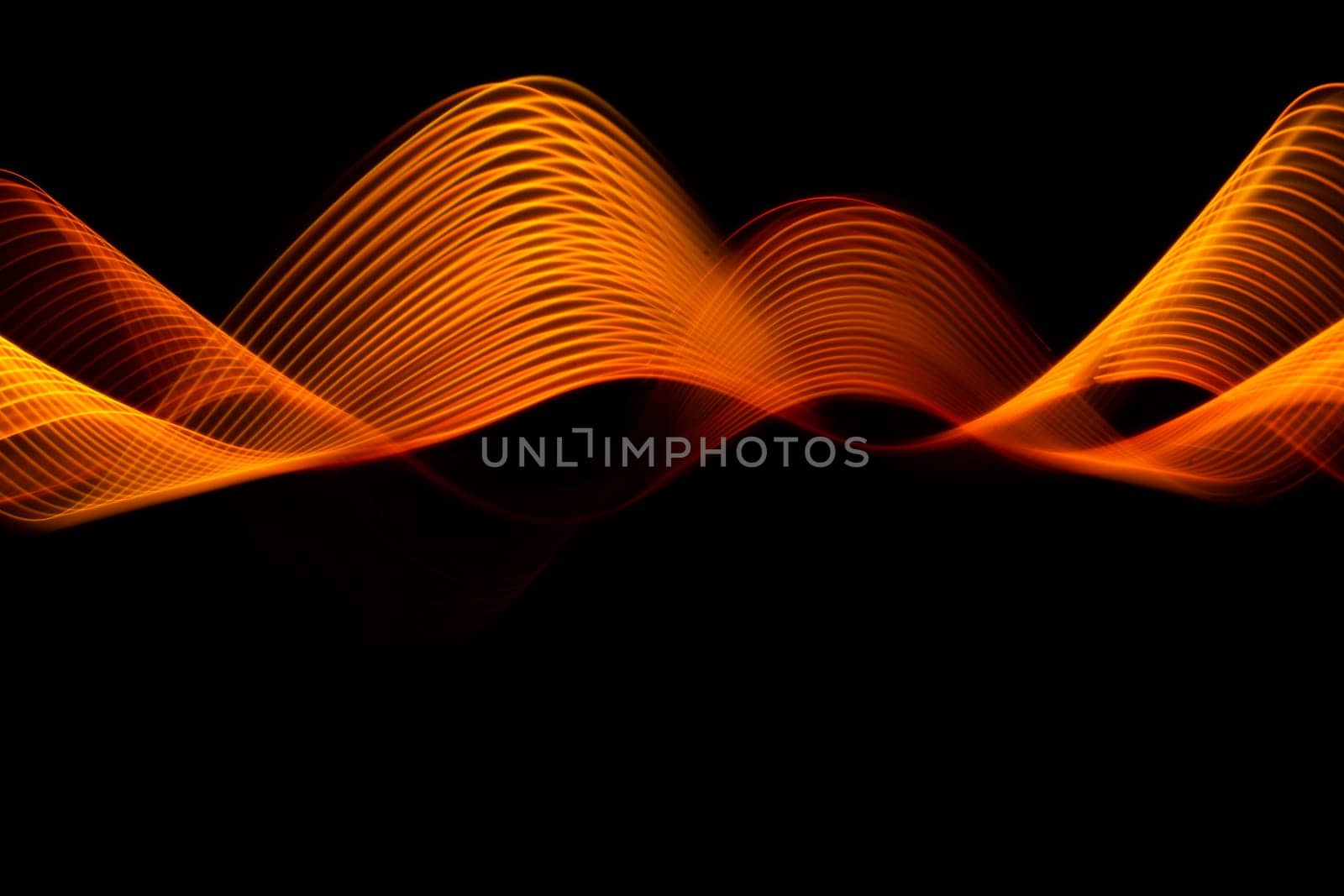 Neon lights glow and flash technology background with flying design elements. High quality photo