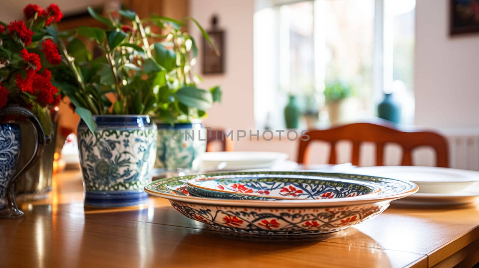 Dishware and crockery set for winter holiday family dinner, Christmas homeware decor for holidays in the English country house, gift set and home styling inspiration