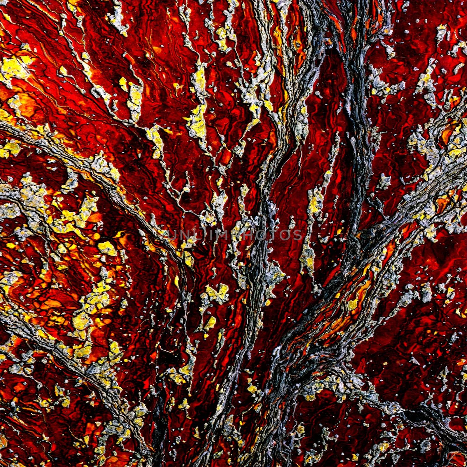 Jasper A red and yellow jasper with a polished surface slowly rotating to reveal its by panophotograph