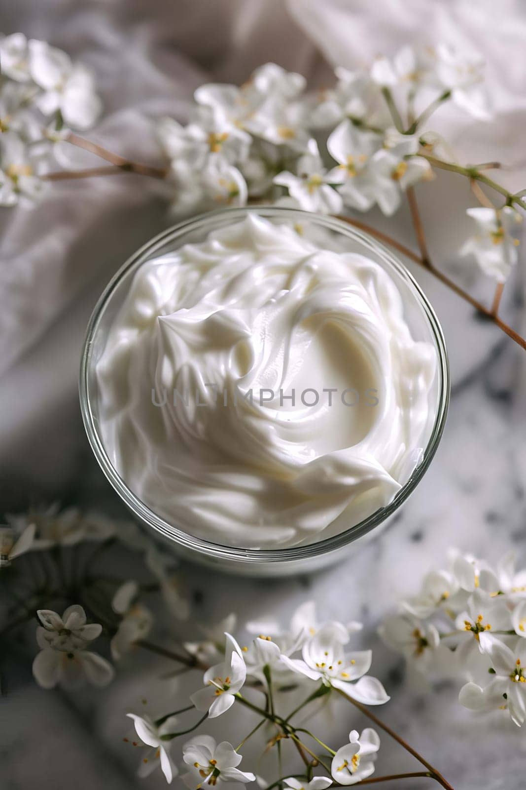 texture lotion cream for face and cream. Selective focus. nature.