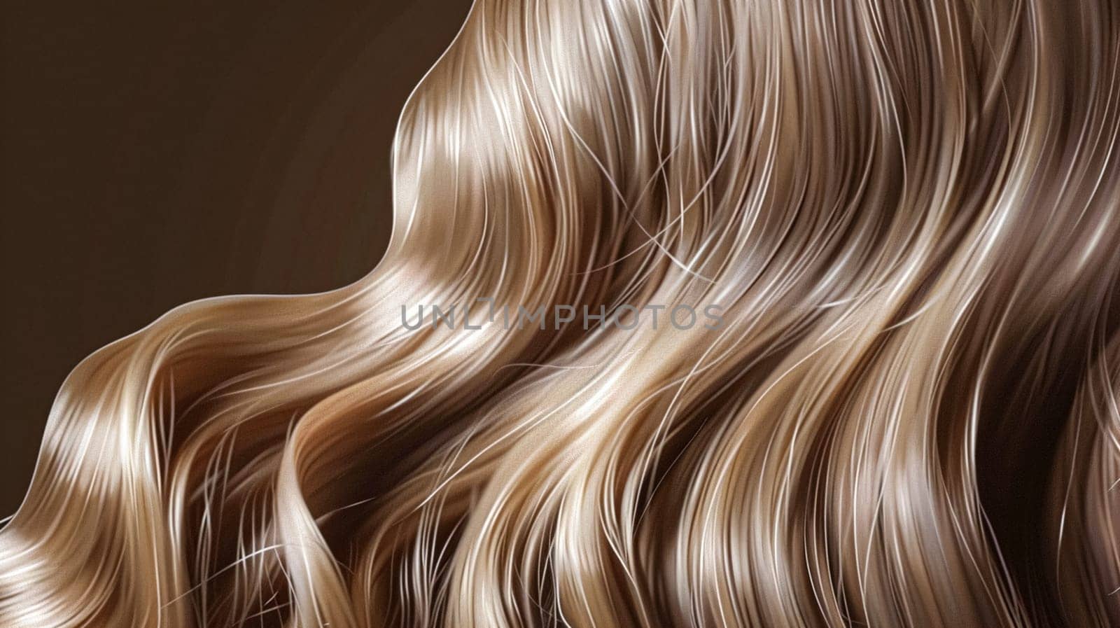 Hairstyle, beauty and hair care, long light brown healthy hair texture background for haircare shampoo, hair extensions and hair salon by Anneleven