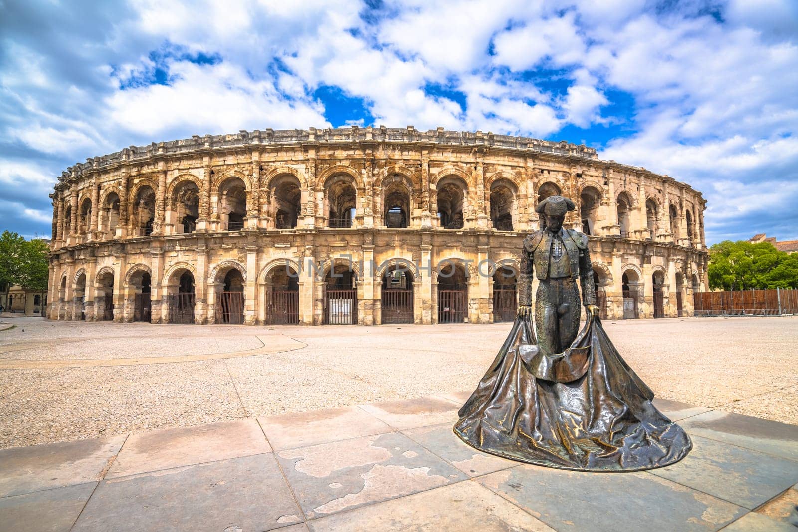 Nimes Amphitheatre historic landmark view by xbrchx