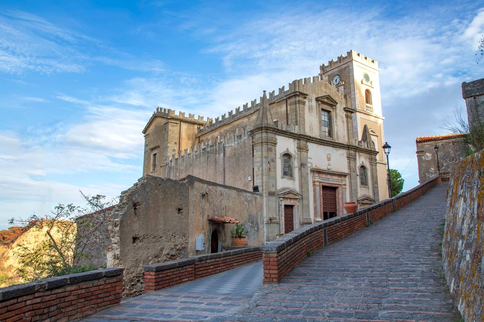 Church of San Nicolo in Savoca, Sicily, Italy by EdVal