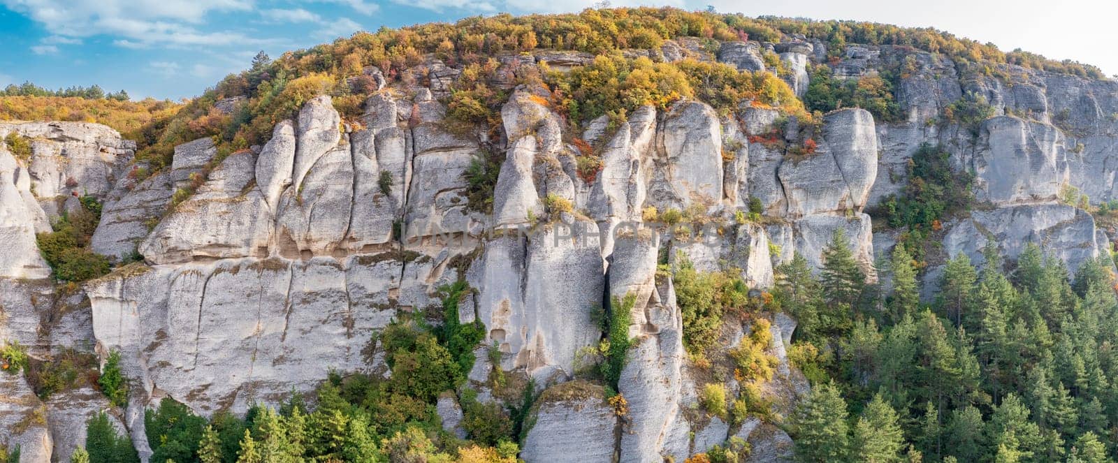 The cliffs Madara in Bulgaria. UNESCO World Heritage Site.