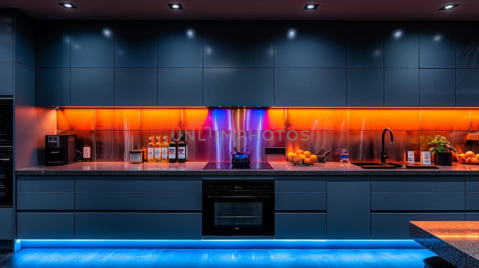 Ultra-modern kitchen with smart appliances and sleek by Benzoix