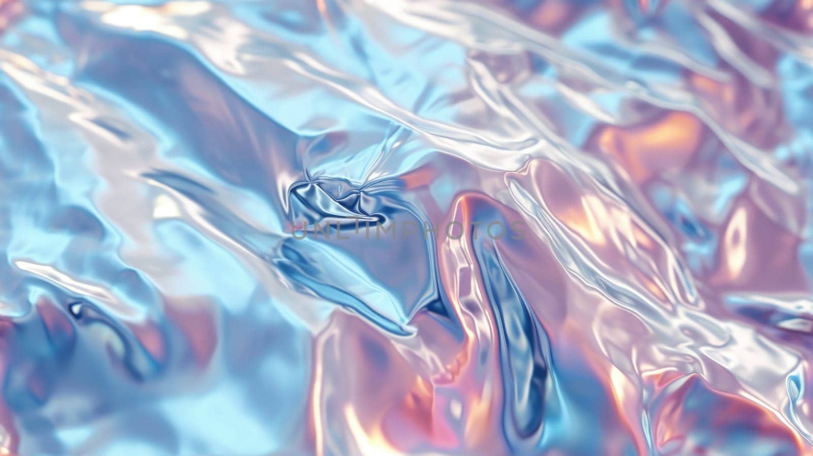 The silver fabric abstract picture in form of the brightly reflecting wave that seems like liquid yet looks solid at the same time and also bright shine with the source of the light of itself. AIGX01.
