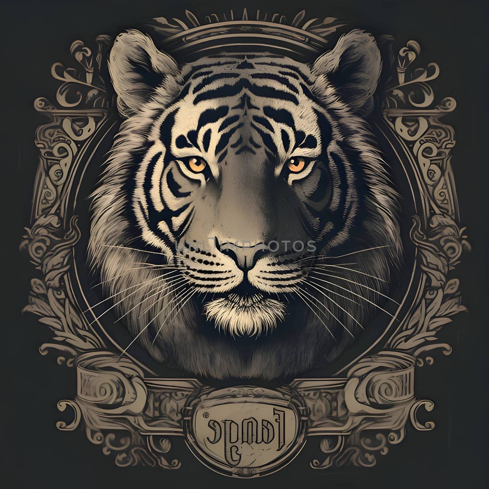 Logo: A stylized image of a tiger, capturing its fierce and powerful presence, with bold lines and dynamic shapes.