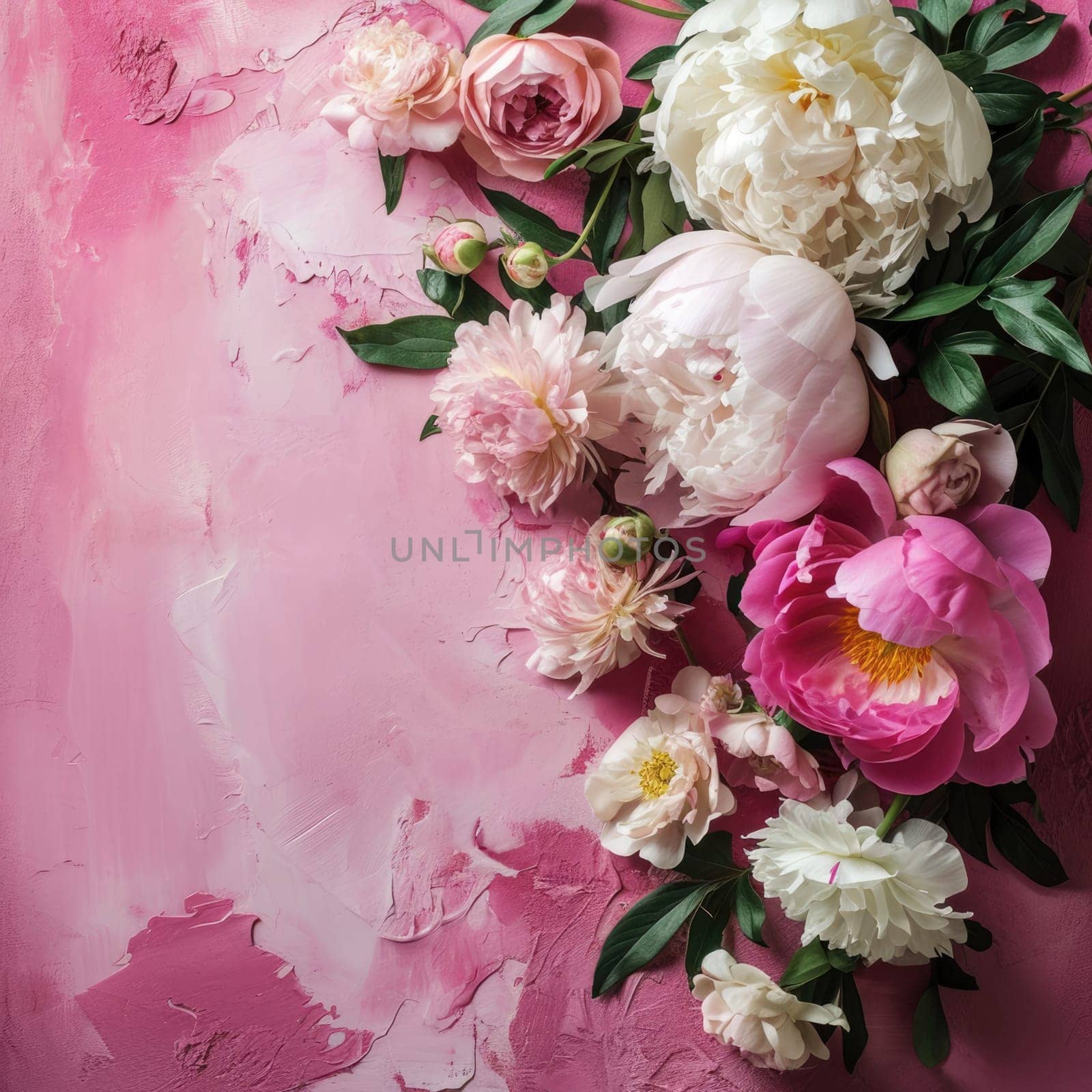 The group of the varies of the flower that has been put on the empty space of background or the blank wallpaper and a group of colourful flower form and arrange varies of the different shape. AIGX03.