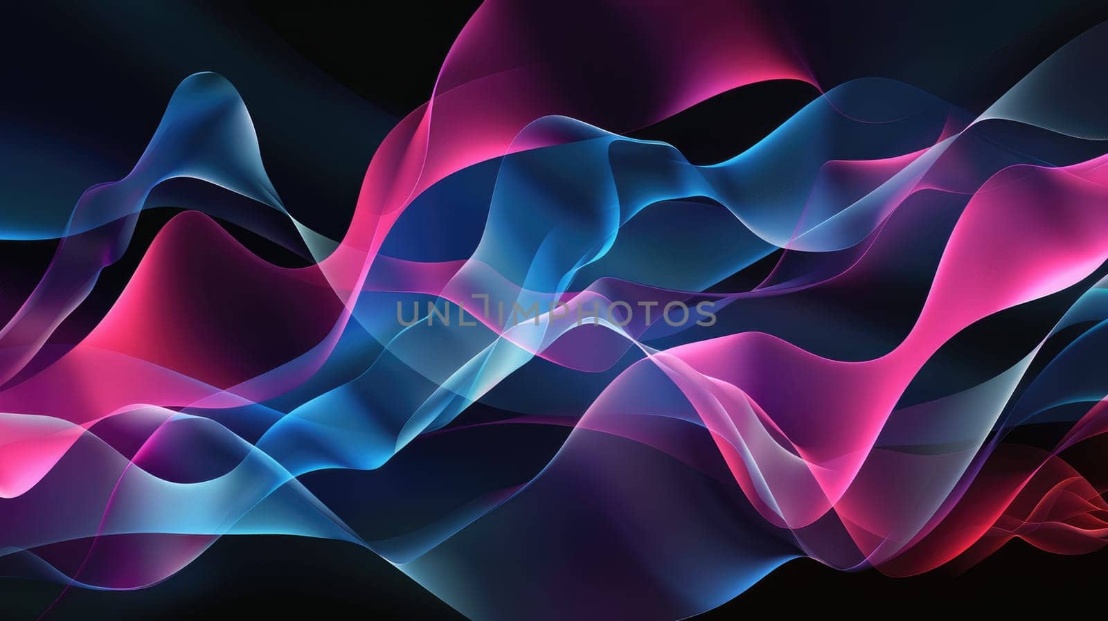 Colorful abstract background with blue and pink waves AIG51A.