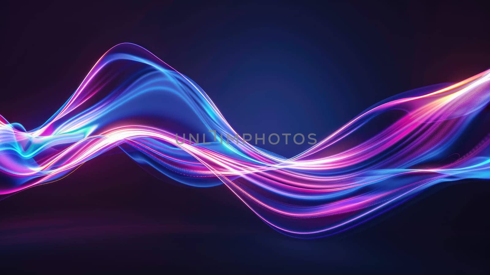 A glowing blue and pink ribbon AIG51A.