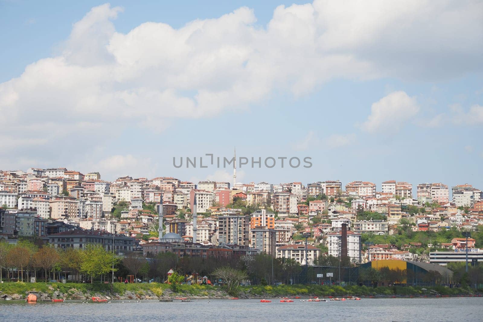 view of Bosporus in Istanbul in turkey