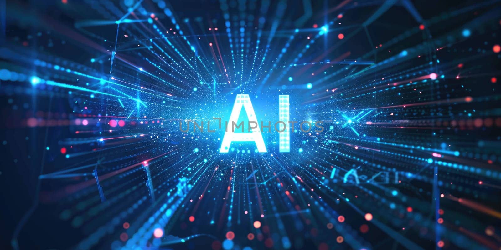 Interact with AI artificial intelligence brain processor in concept of AI artificial intelligence engineering, big data and AI machine learning to use generative AI for business support. LLMs