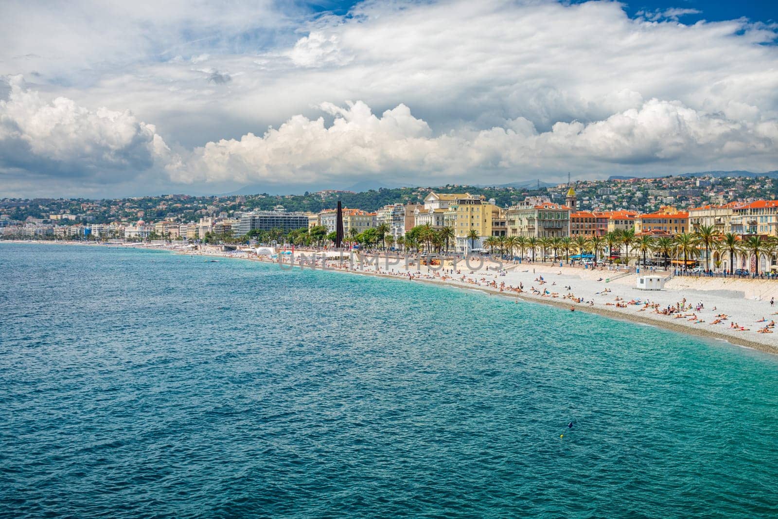 Panoramic view of Nice, France by vladispas