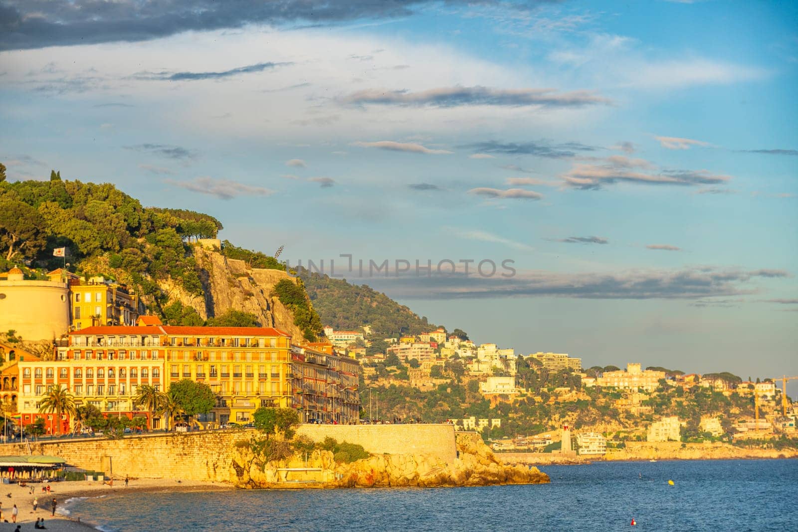 Panoramic view of Nice, France, Cote d'Azur, French Riviera