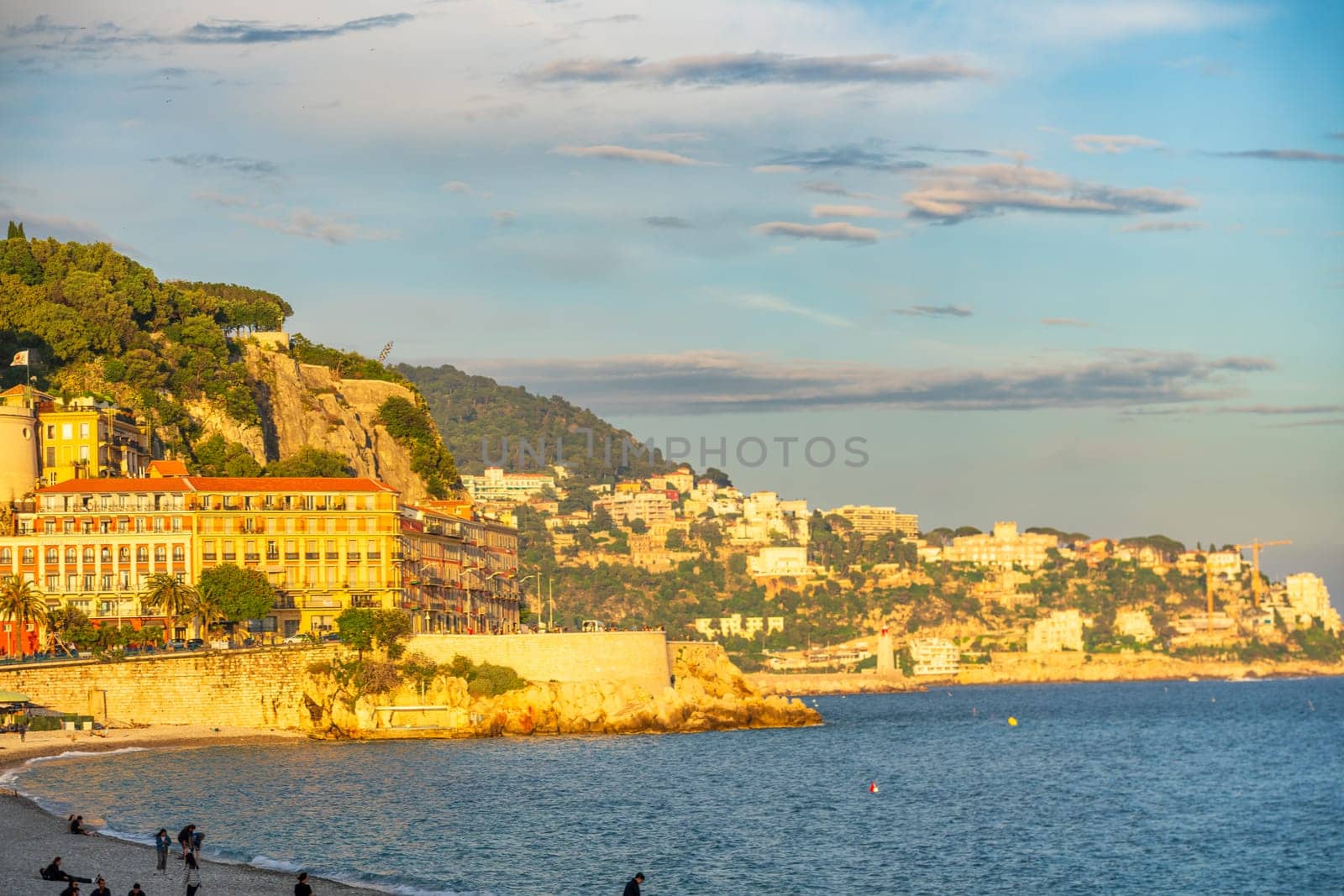 Panoramic view of Nice, France by vladispas