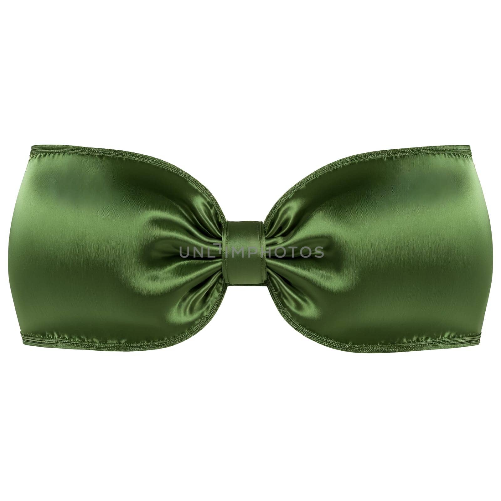 Chic Olive Green Satin Bra A chic olive green satin bra with a sophisticated earthy by panophotograph