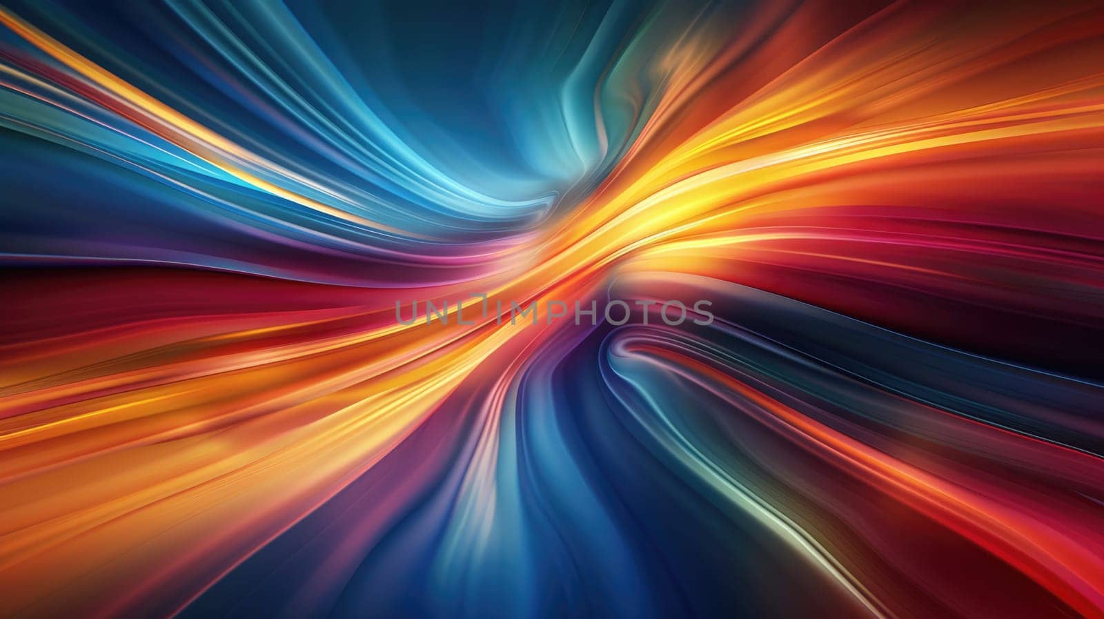 Colorful abstract painting with vibrant brush strokes. AIG51A.