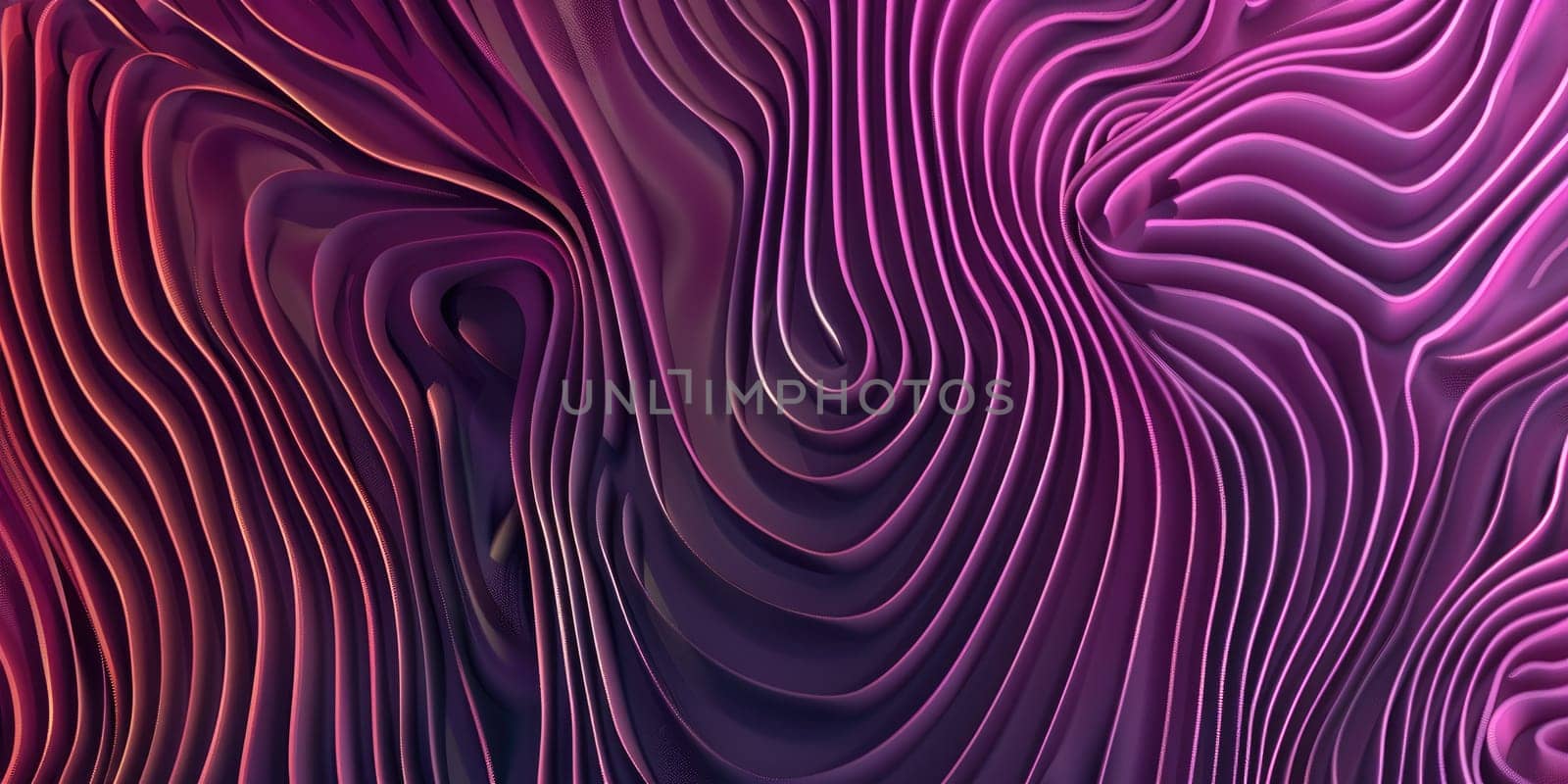 A pink and purple topographic map with contour lines. AIG51A.