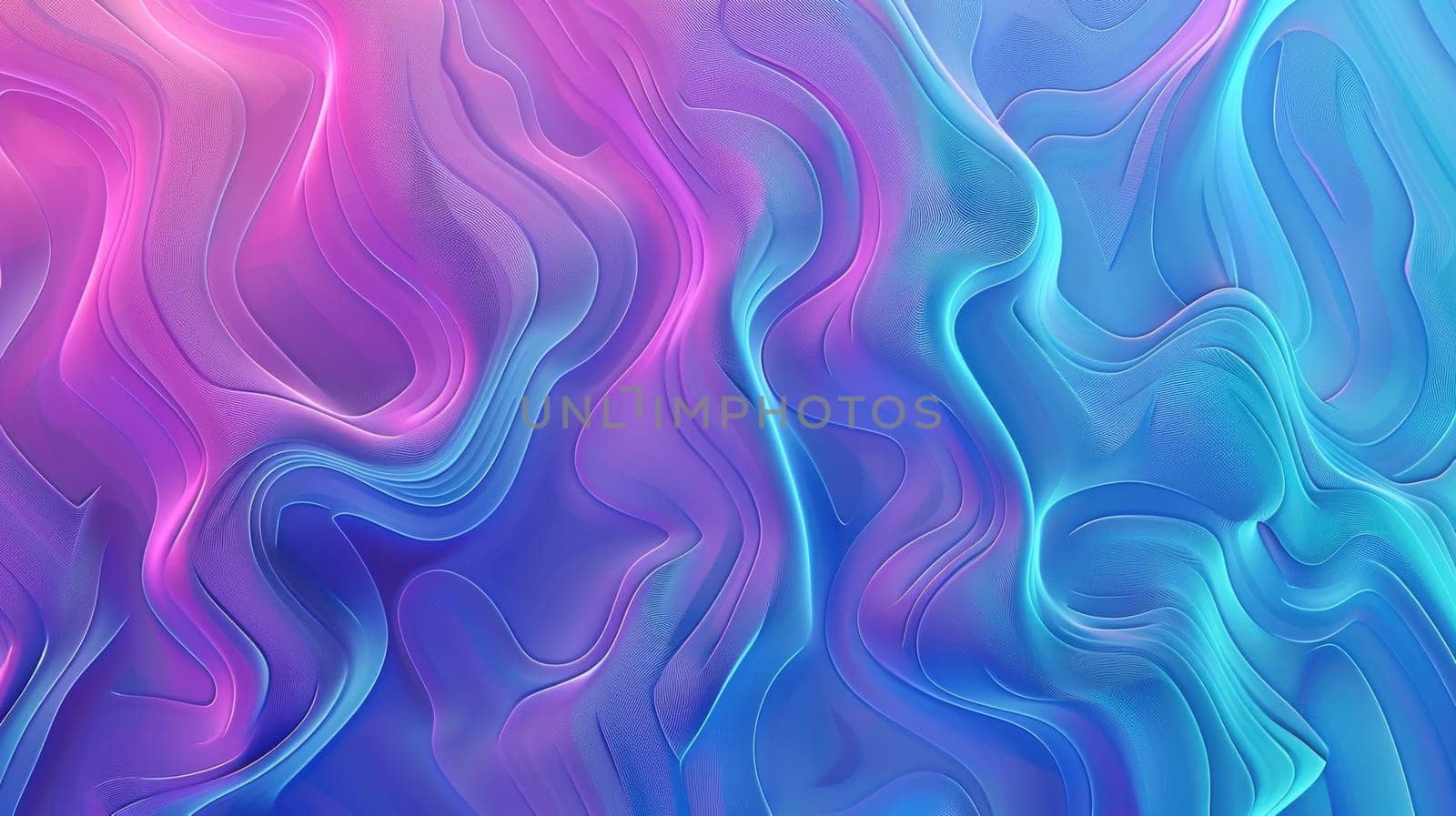 Blue and purple abstract waves AIG51A.