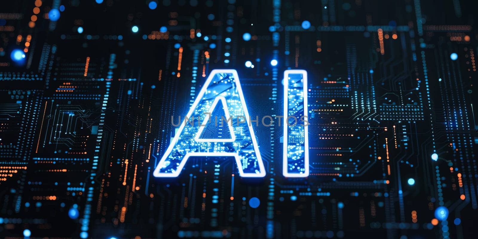 Interact with AI artificial intelligence brain processor in concept of AI artificial intelligence engineering, big data and AI machine learning to use generative AI for business support. LLMs
