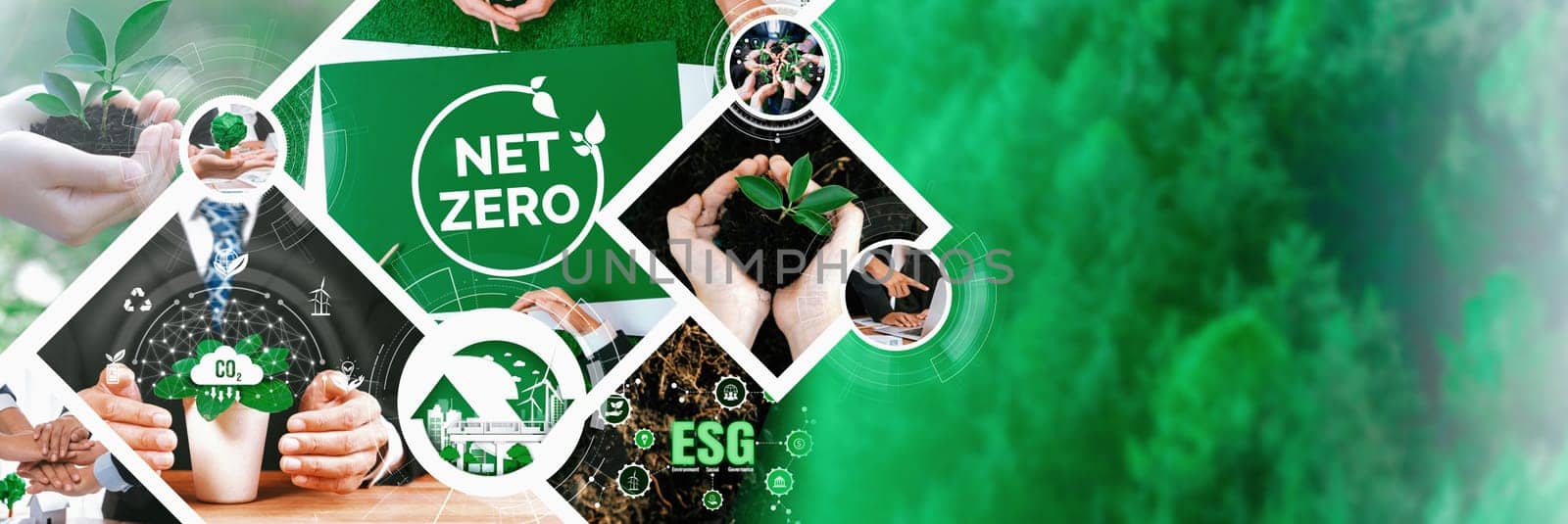 Green business ESG management tool to save world future concept model case idea to deal with bio carbon waste cycle data for better day of city life while building jobs, money, LCA tax and profit .