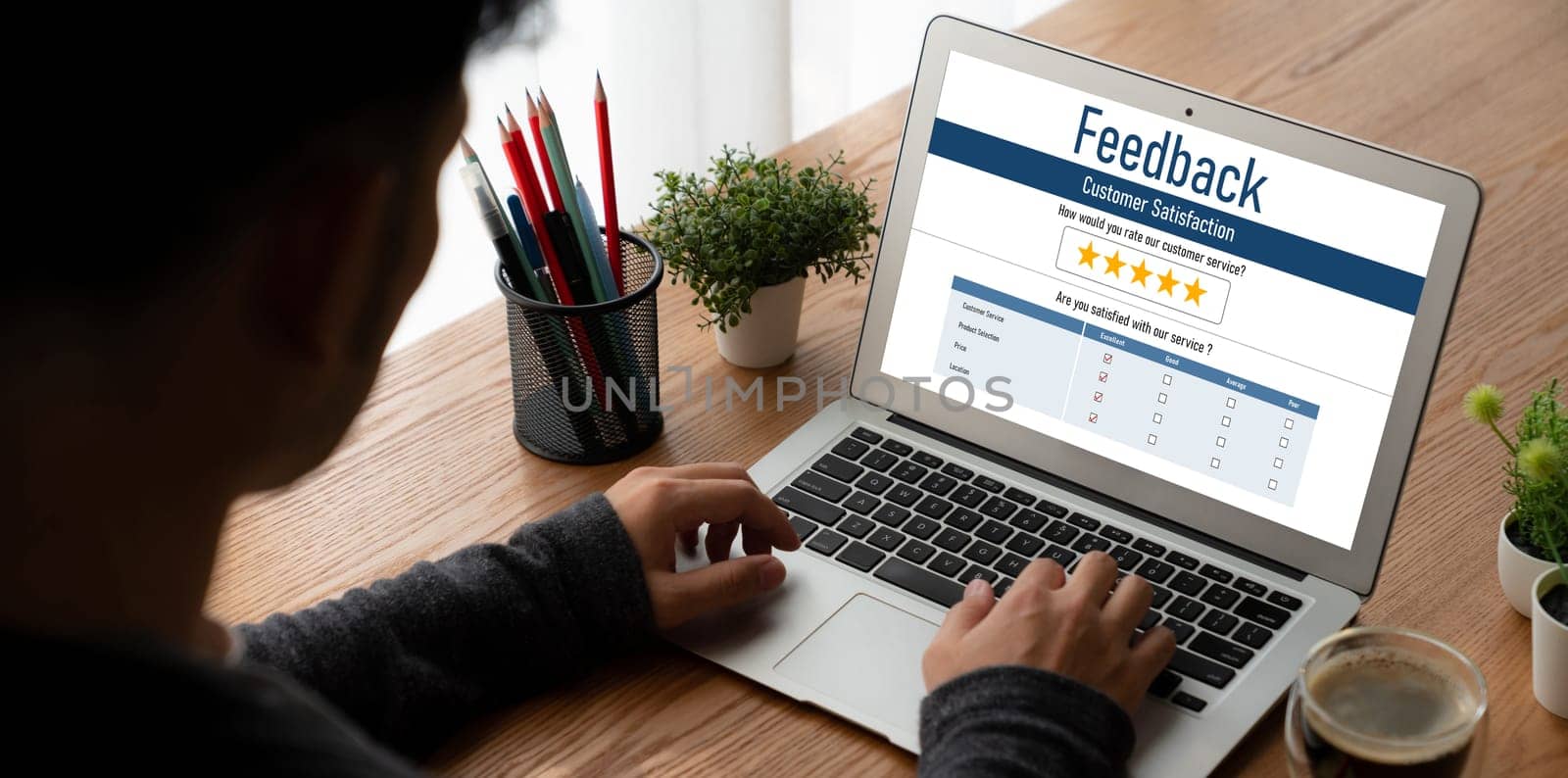 Customer feedback and review analysis by modish computer software for corporate business