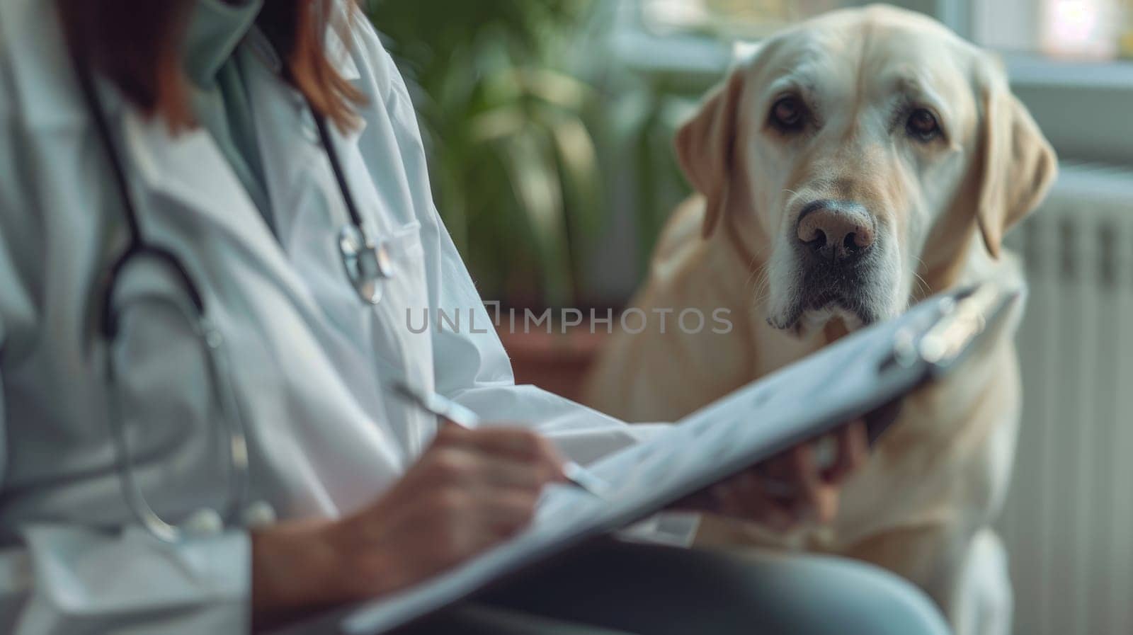 Veterinarian with a dog, Pet care, Animal pet health checkup, Pet health care and animals concept.