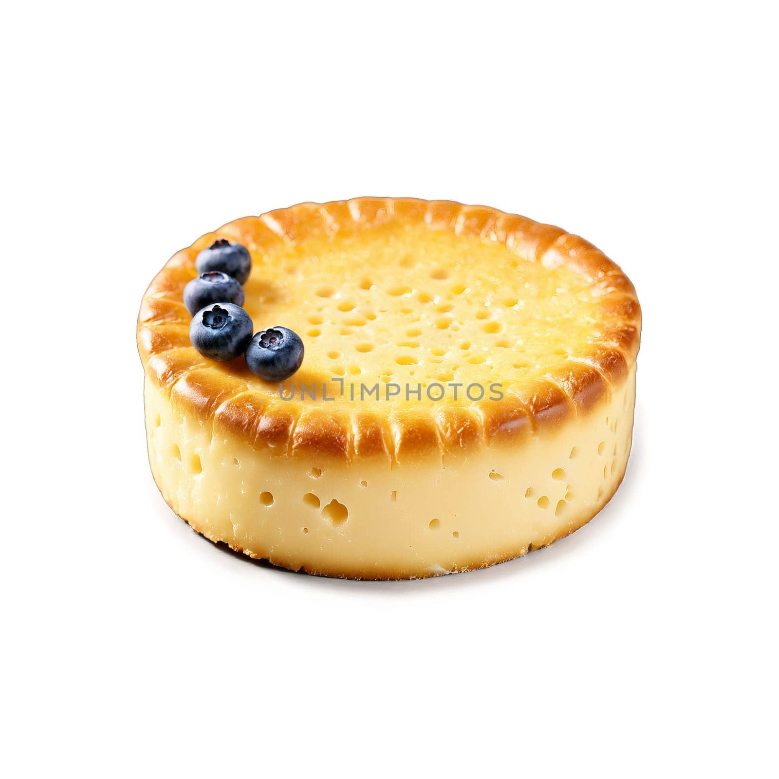 Couronne Lochoise cheese soft round with white rind served with fresh blueberries and toasted brioche by panophotograph