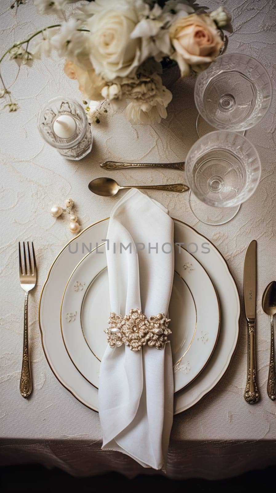 Napkin folding inspiration, holiday tablescape, formal dinner table setting, elegant decor for wedding party and event decoration by Anneleven