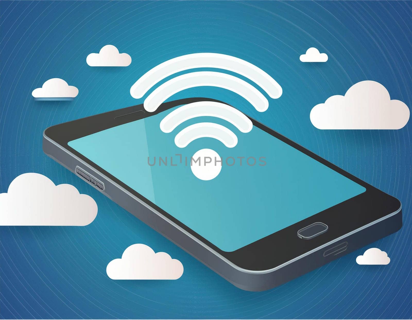 Cloud download to mobile phone from stored data on server by JFsPic
