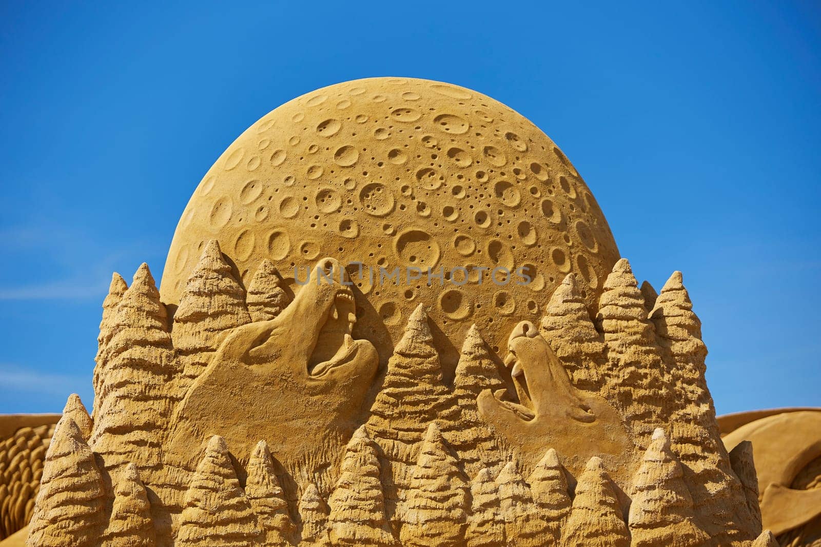 Sondervig, Denmark, May 11,2024: International Sand Sculpture Festival by Viktor_Osypenko