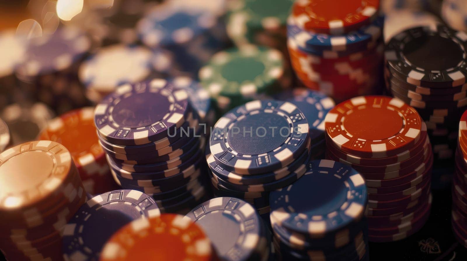 Concept of poker game, Casino party and casino web banner background by nijieimu