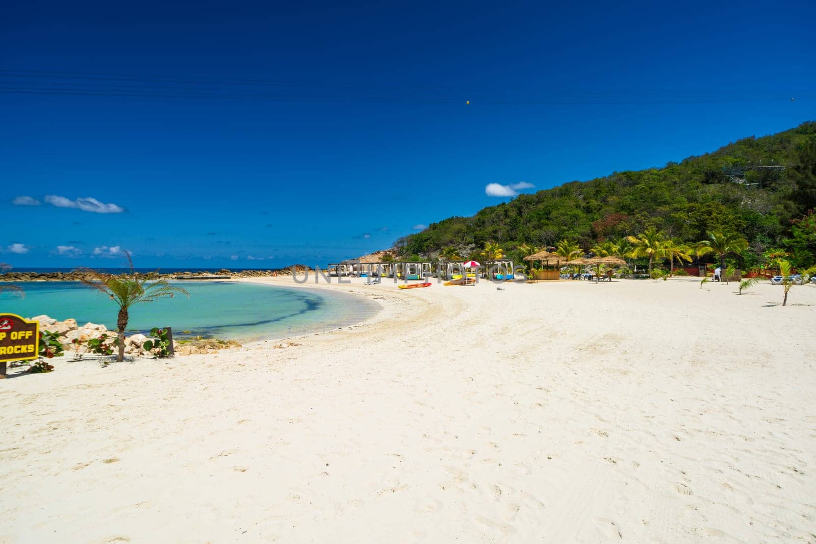 Labadee exotic tropical beach, Haiti, Caribbean Sea