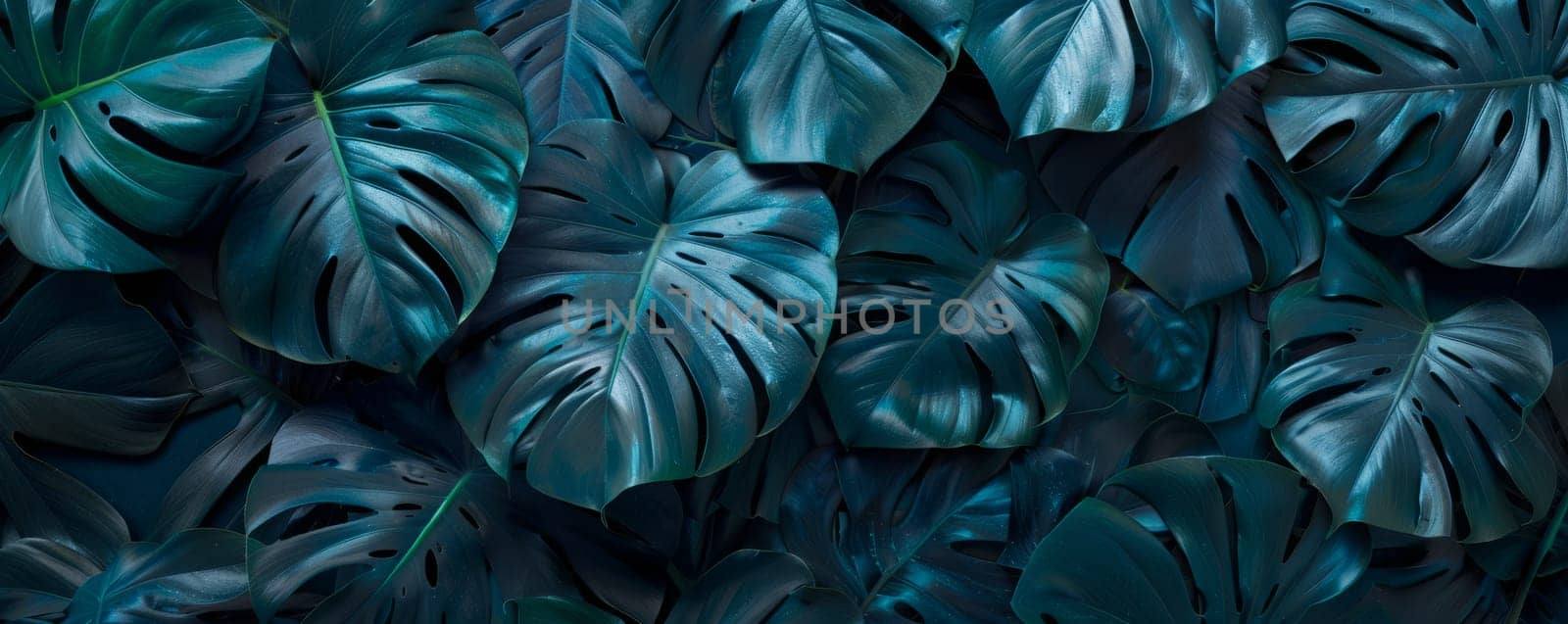 Monstera leafs background suitable for wallpaper or to represent as backdrop or mockup