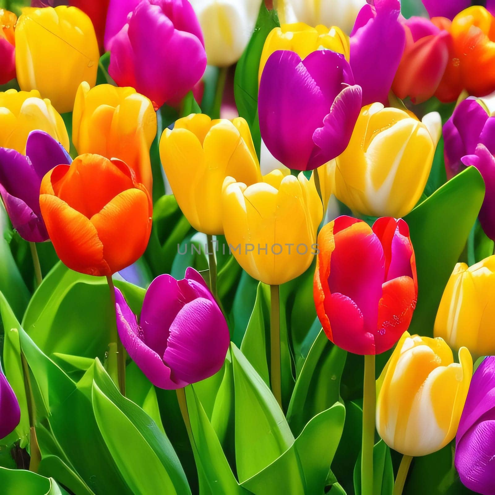 Realistic detailed colorful tulips buds set for content creation or decoration.,tulip flower multimedia background