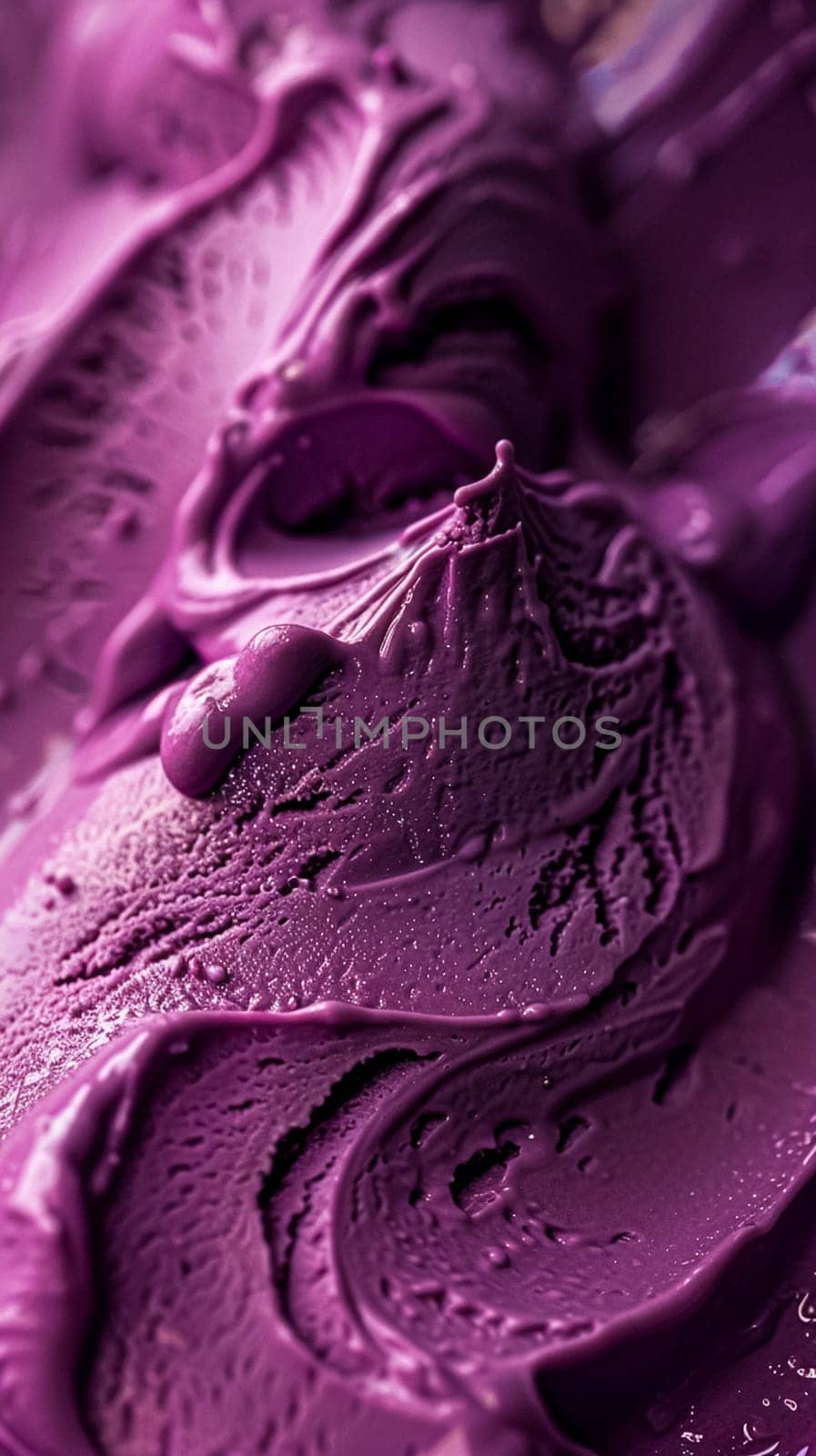 Ice cream commercial, macro food texture background by Anneleven