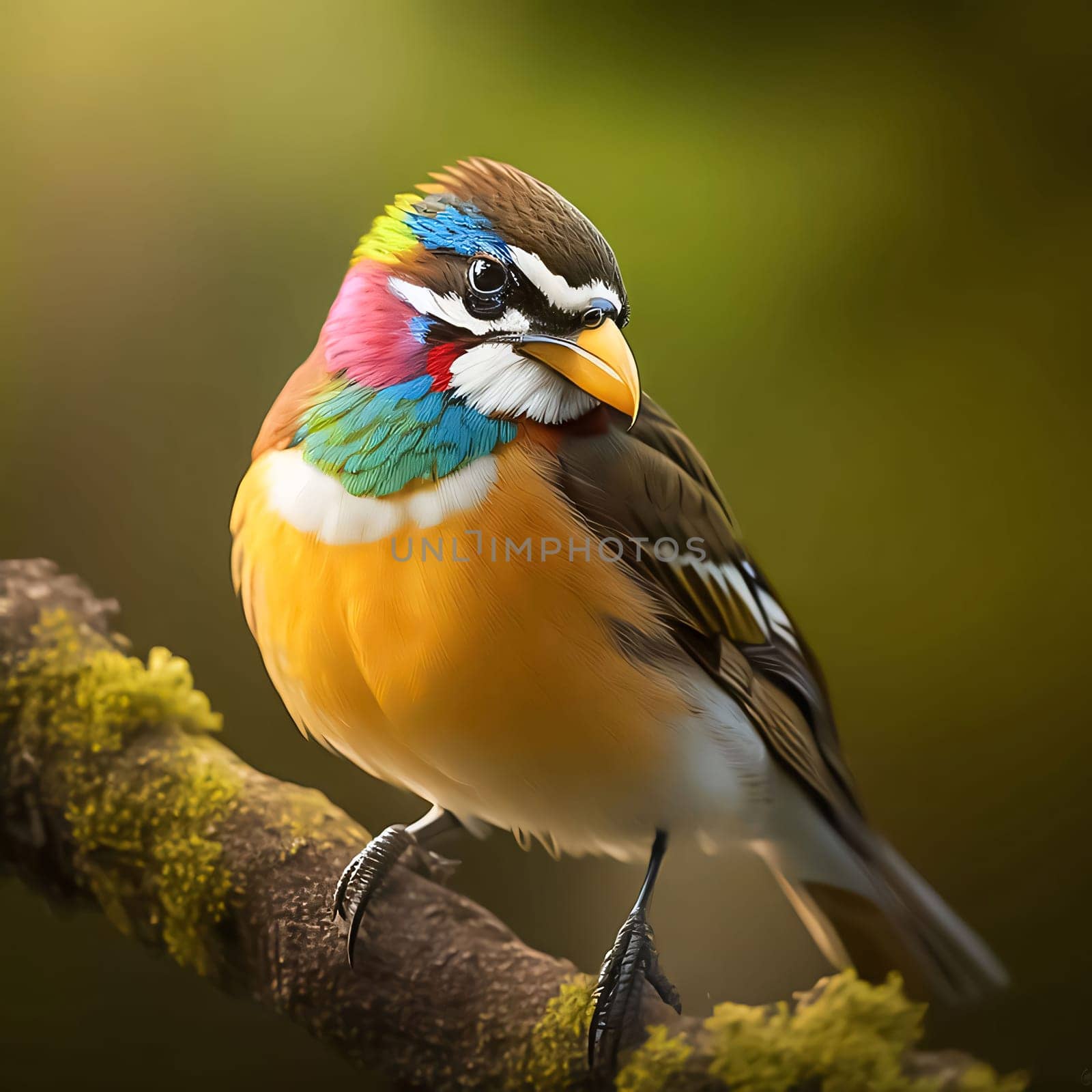 beautiful bird, with beautiful color with beautiful background for content creation