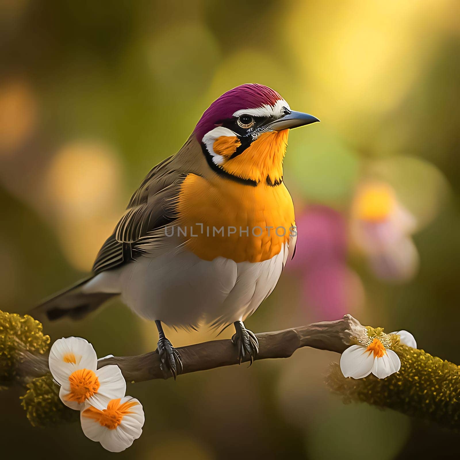 beautiful bird, with beautiful color with beautiful background for content creation