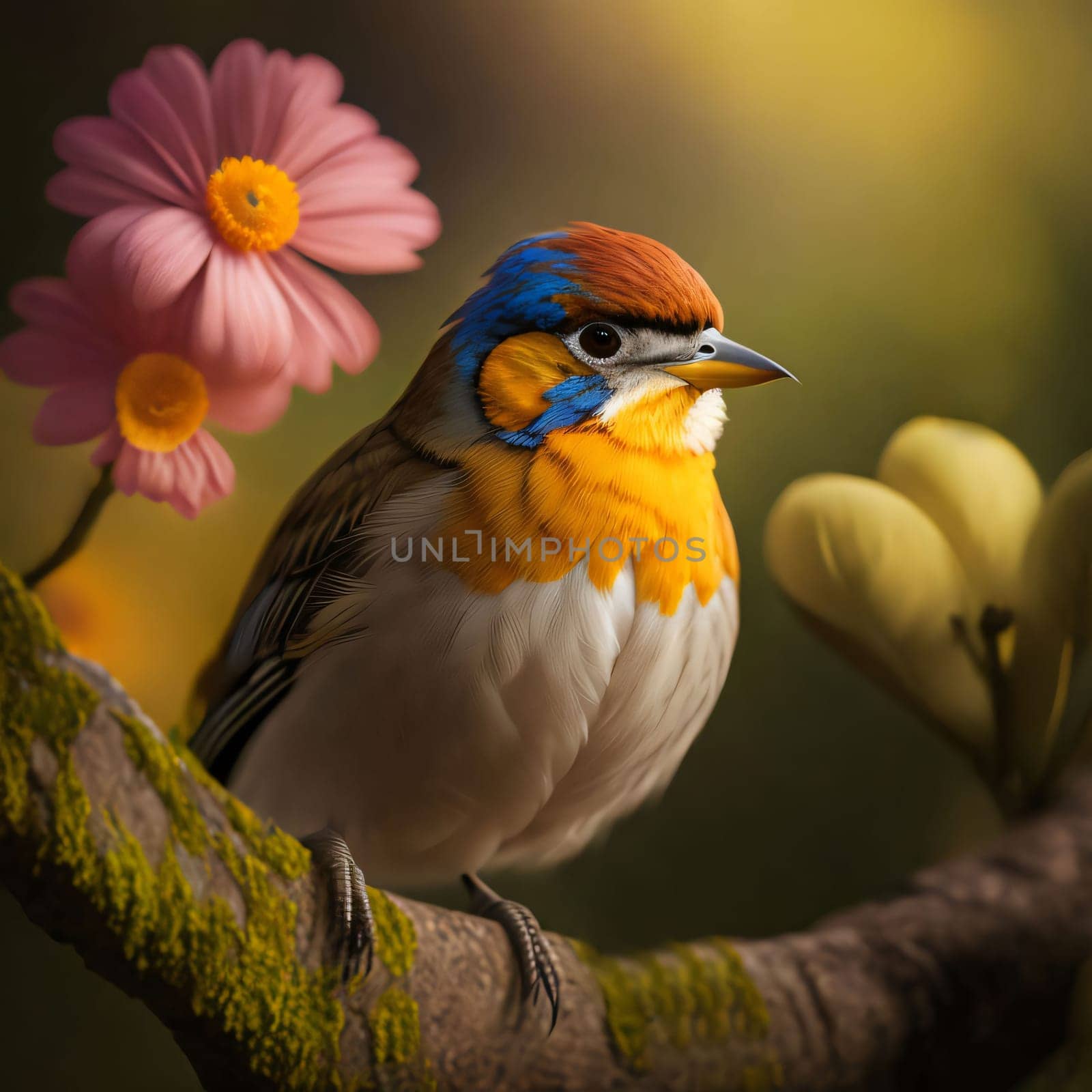 beautiful bird, with beautiful color with beautiful background for content creation by antoksena