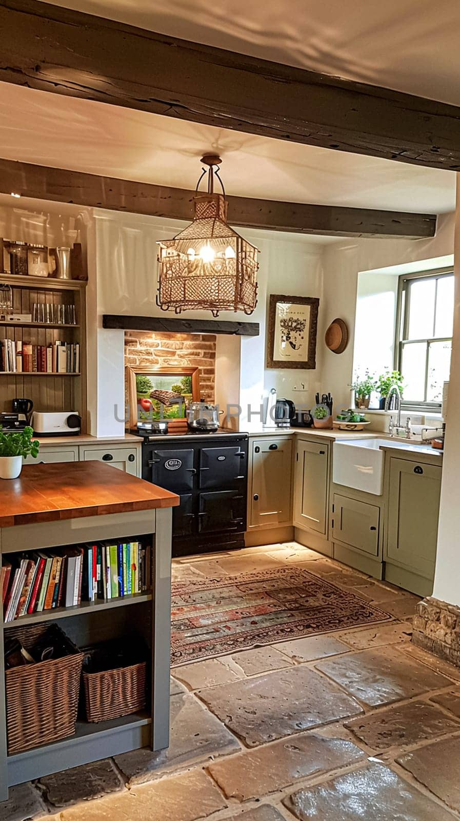 Bespoke kitchen design, country house and cottage interior design, English countryside style renovation and home decor idea