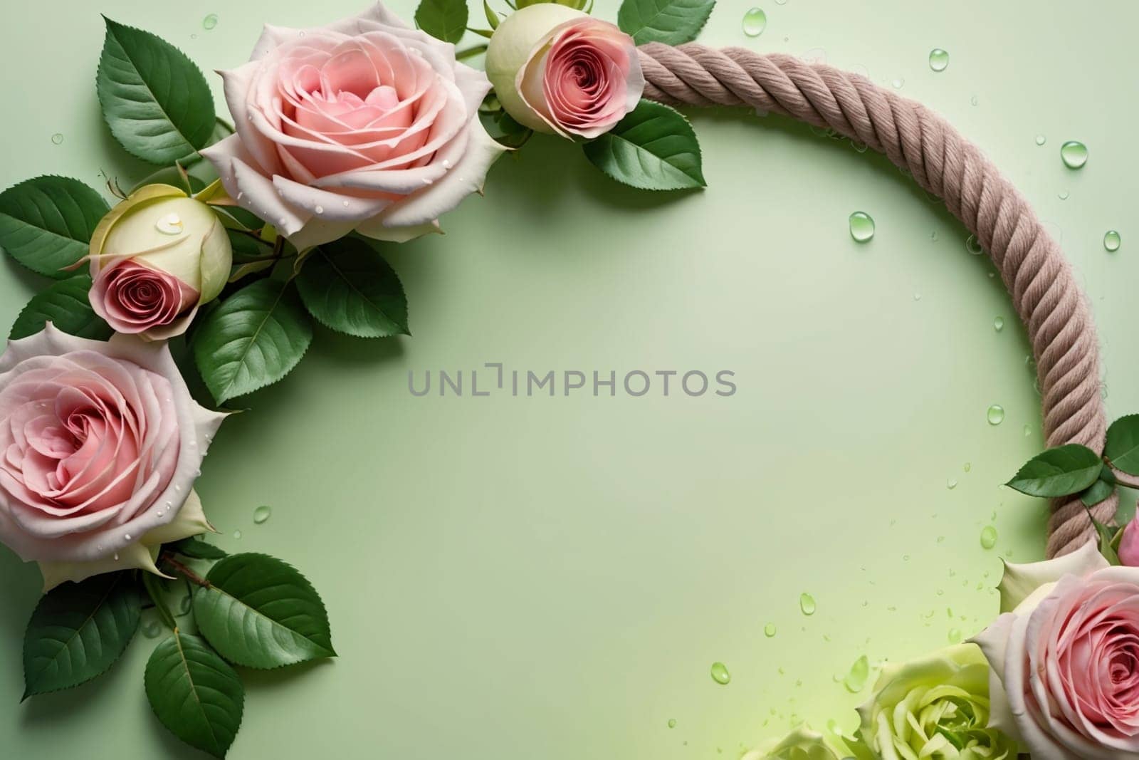 beautiful abstract background with bright flowers.