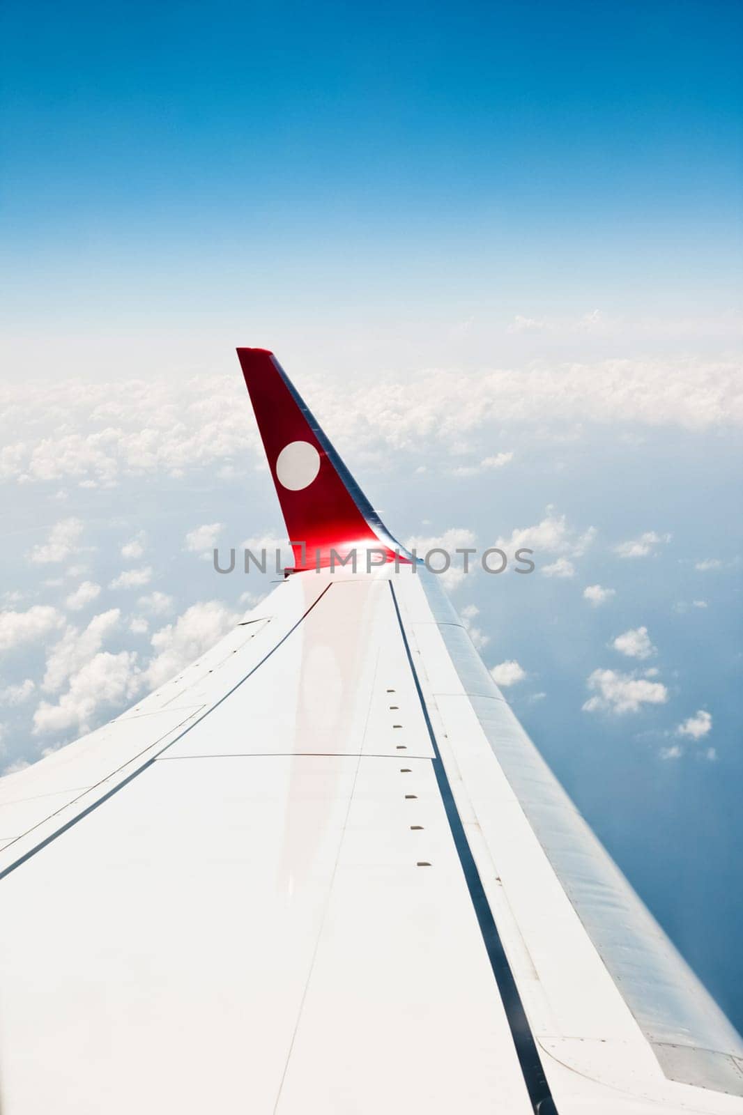 high above the clouds - aerial views and travel concept by Anneleven