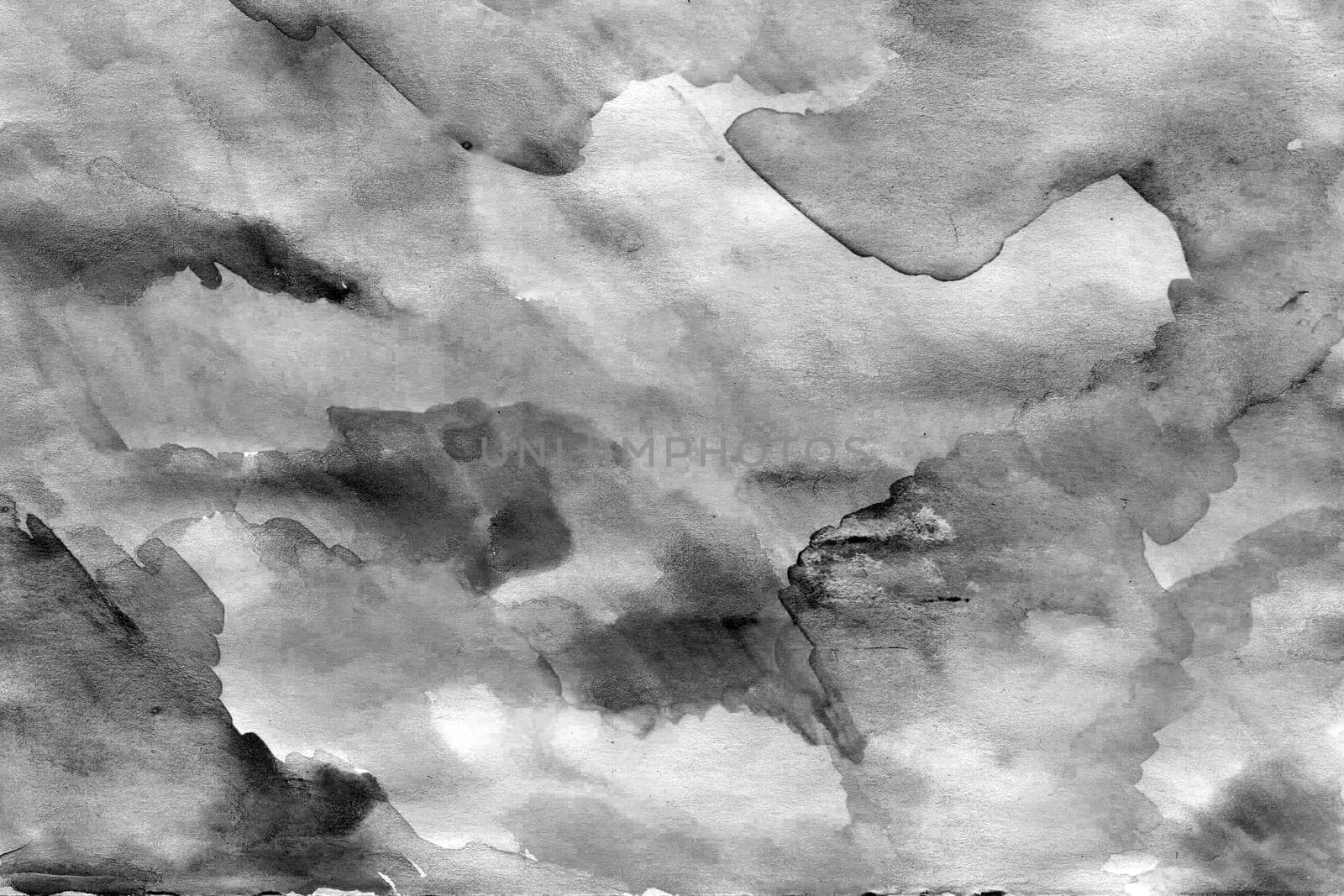 Black and white monochrome watercolor texture